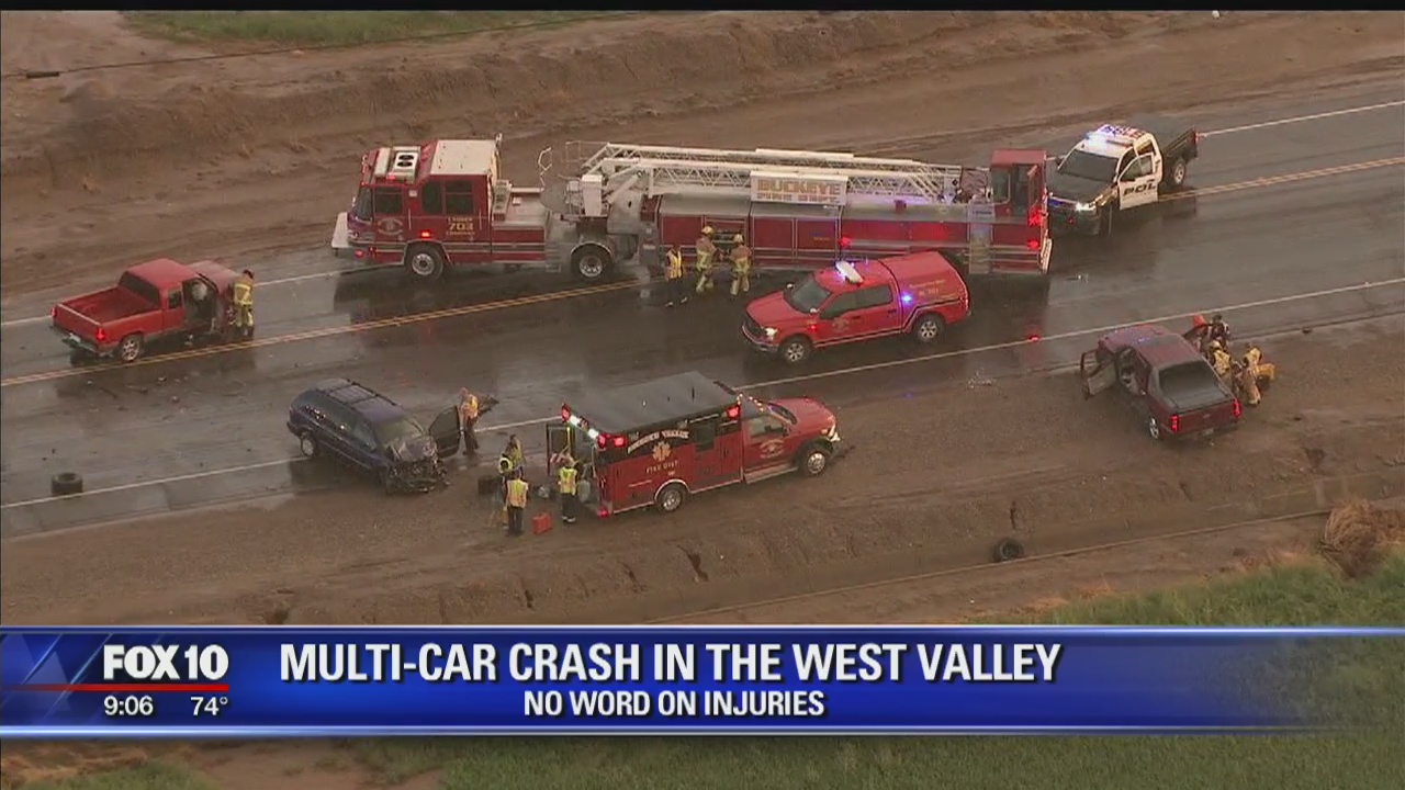MCSO investigates multi-vehicle crash in the West Valley