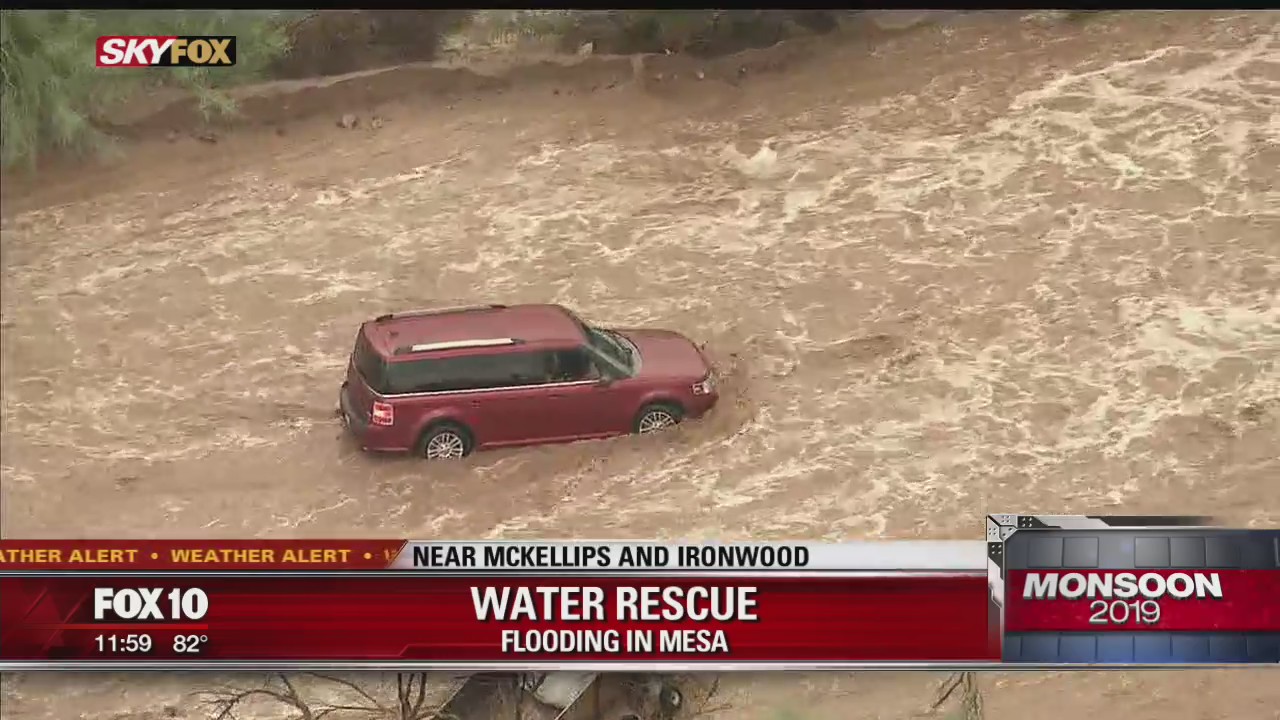 Severe flooding in parts of the Valley as storm rolls through | FOX 10 ...