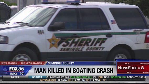 Man killed in boating crash on Christmas Day