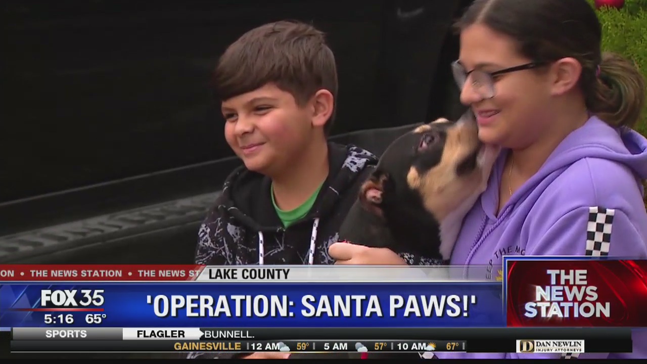 'Operation Santa Paws' delivers shelter pets to families in Lake County