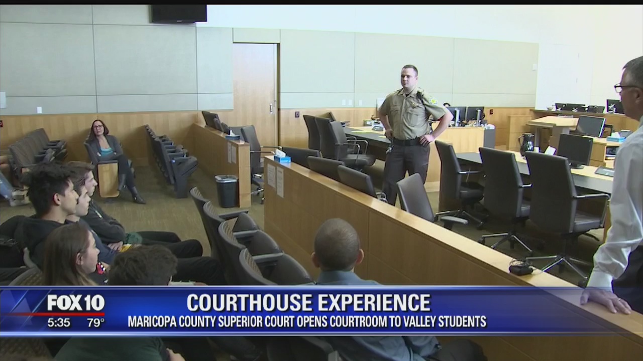 Maricopa County Superior Court opens courtroom to students