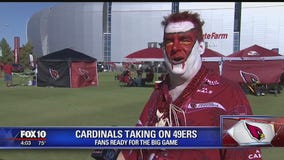 Fans get ready for Thursday Night Football game between the Arizona Cardinals and the 49ers