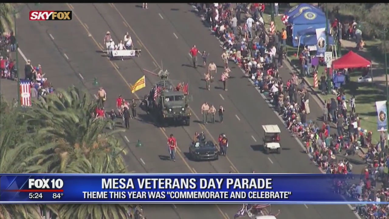 Thousands attend Phoenix Veterans Day parade