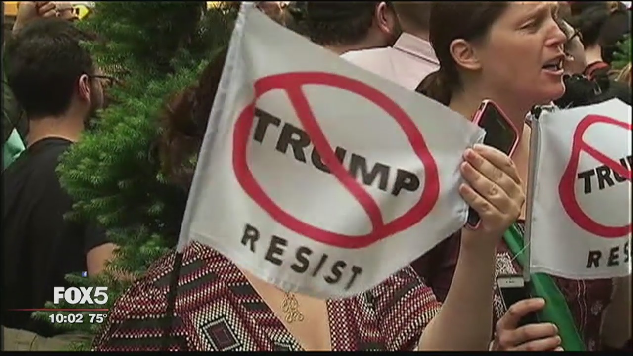 Trump returns to Trump Tower