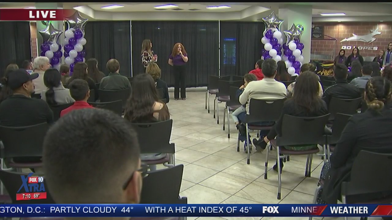 GCU surprises local high school students with scholarships