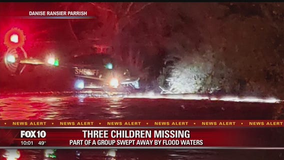 Gila County Sheriff's Office: 3 children missing after motor home was washed down Tonto Creek