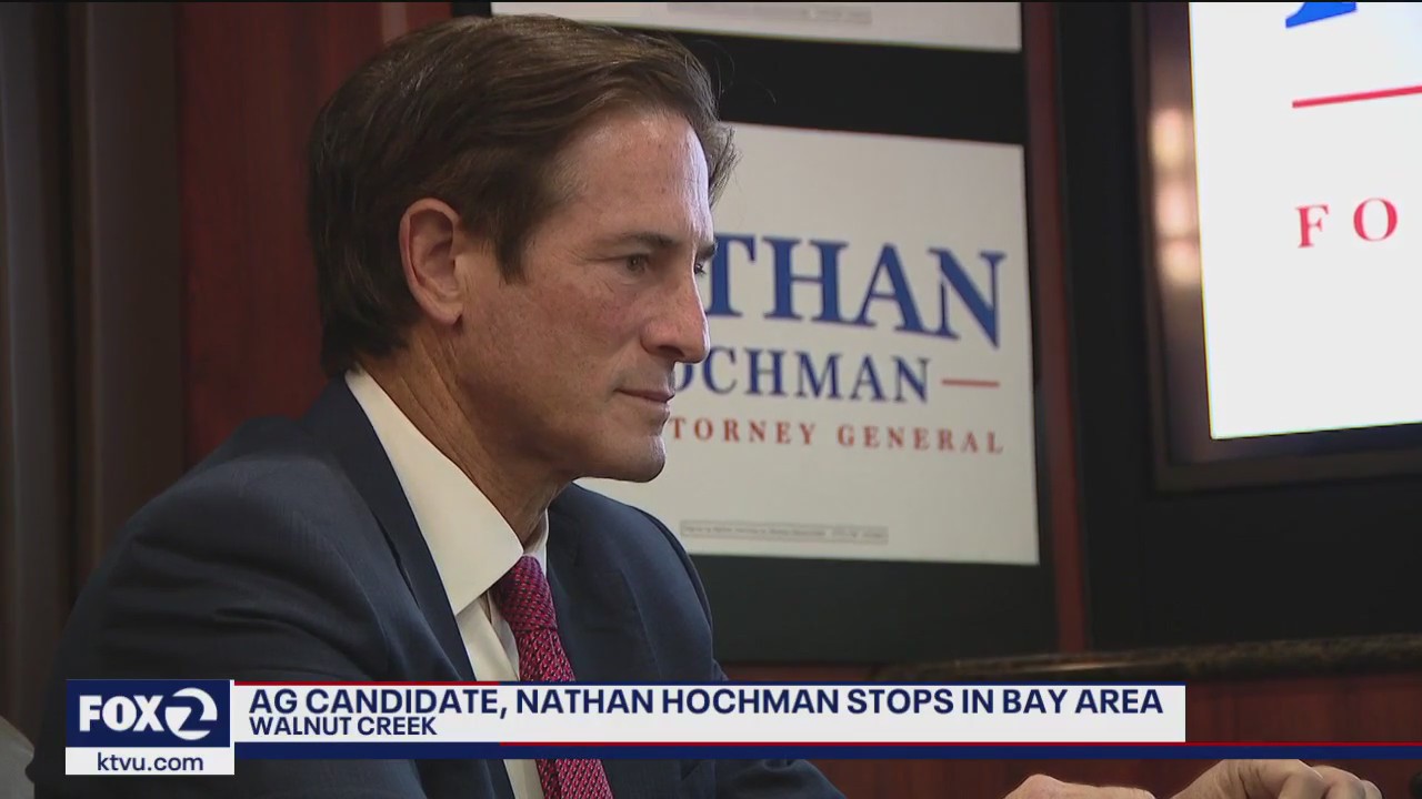 Republican Attorney General Candidate Nathan Hochman makes campaign stop in Bay Area