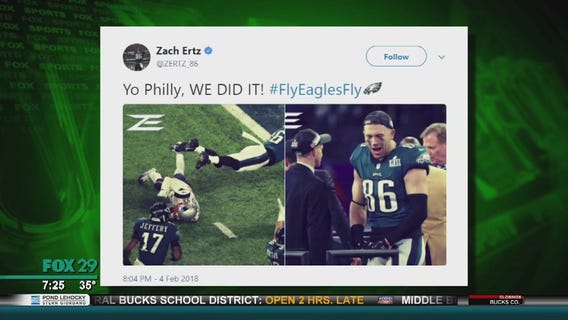 Eagles players react to 1st ever Super Bowl win