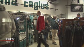Fans flocks for Philadelphia Eagles merchandise after Super Bowl win