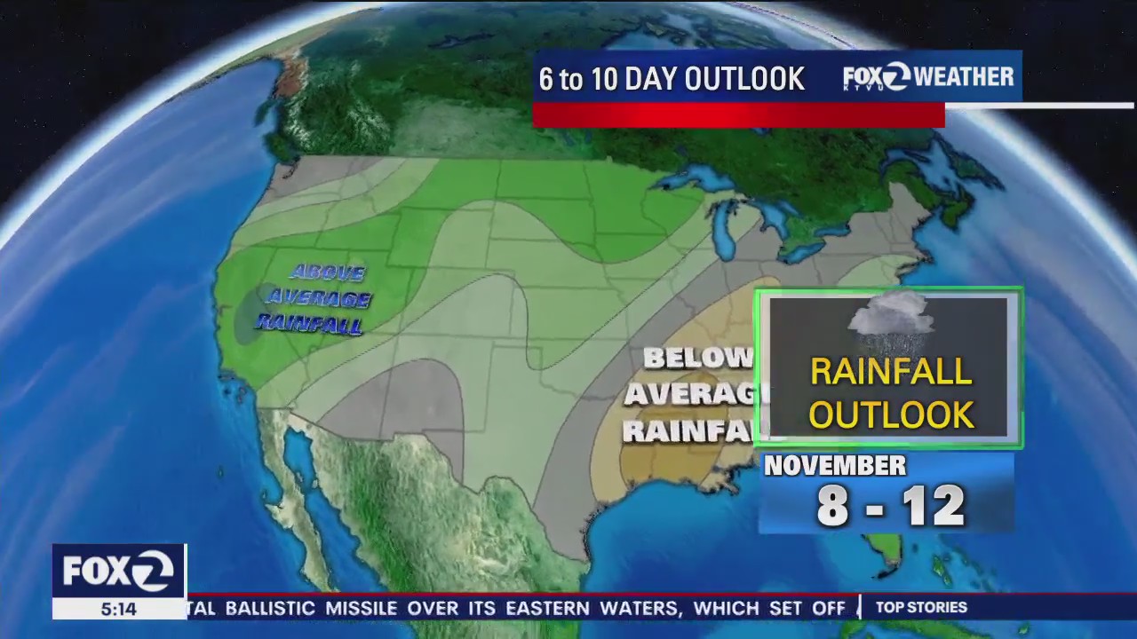 Rainfall outlook is good