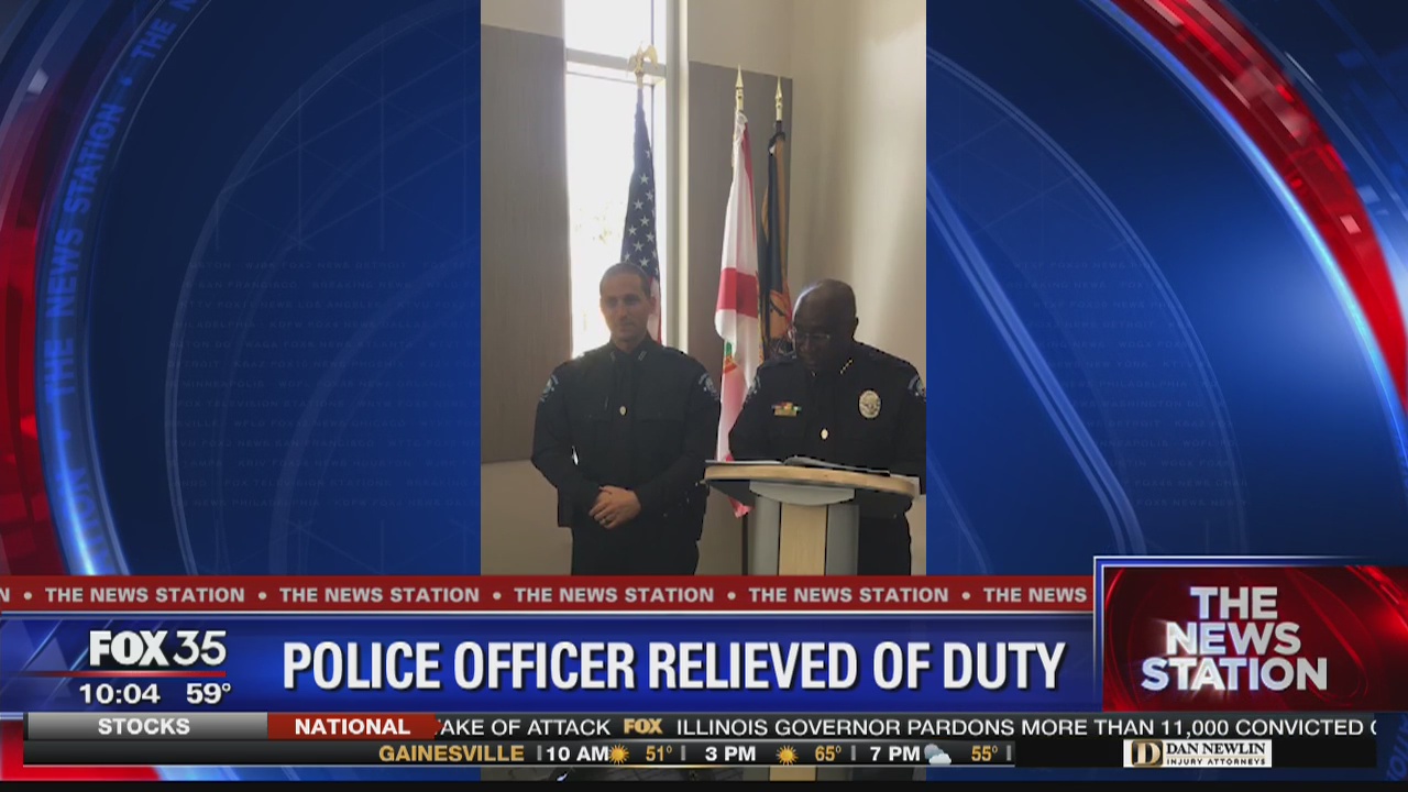 Sanford police officer relieved of duty