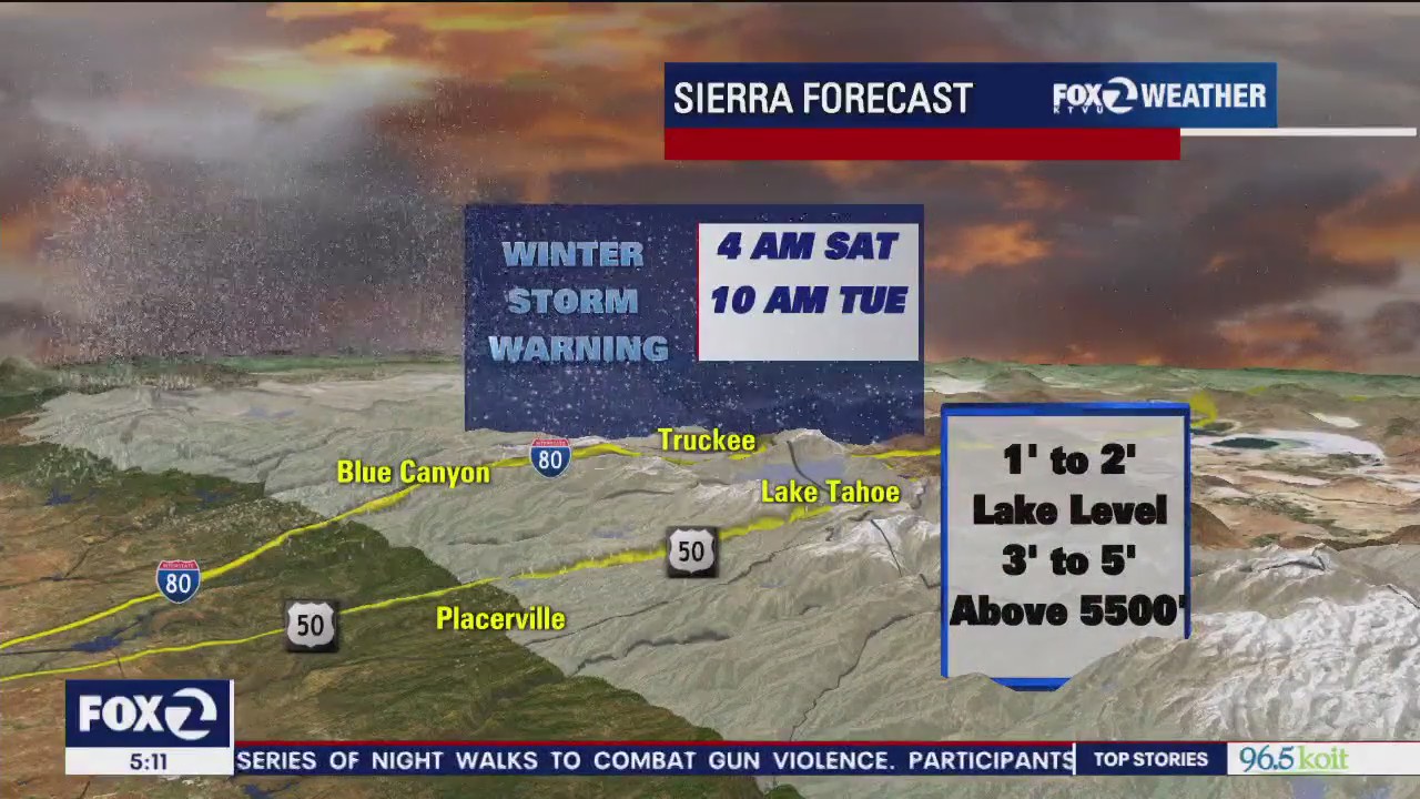 Lots of snow for Sierra