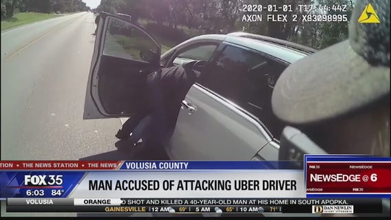 Man accused of attacking Uber driver