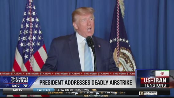 Trump addresses orders to kill Iranian official