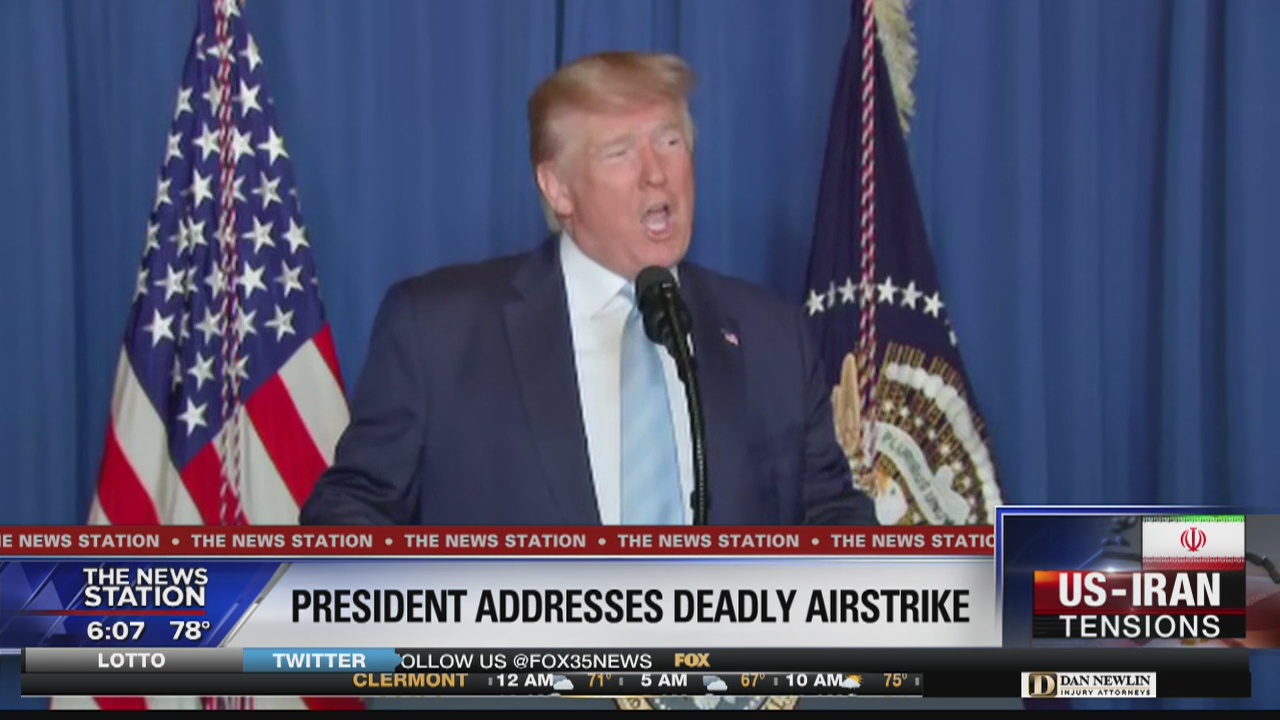Trump addresses orders to kill Iranian official