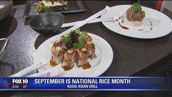 Cooking up rice with Kasai Asian Grill