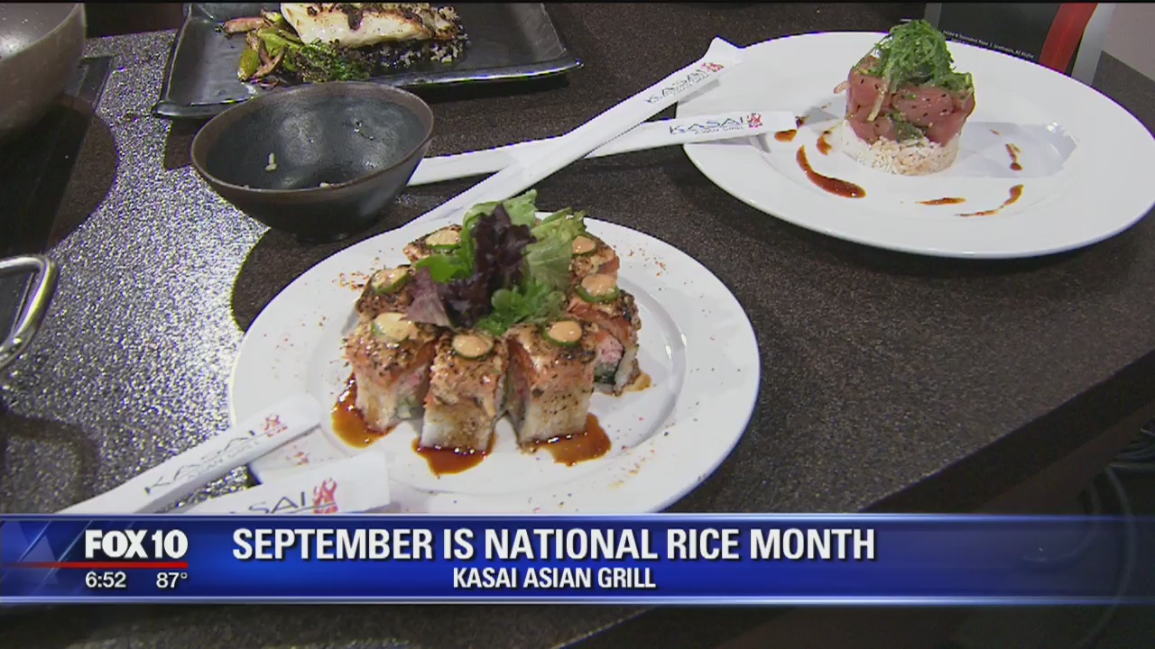 Cooking up rice with Kasai Asian Grill