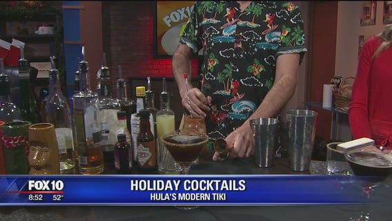 Holiday cocktails at Hula's