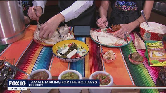 Tamale making for the holidays with Food City