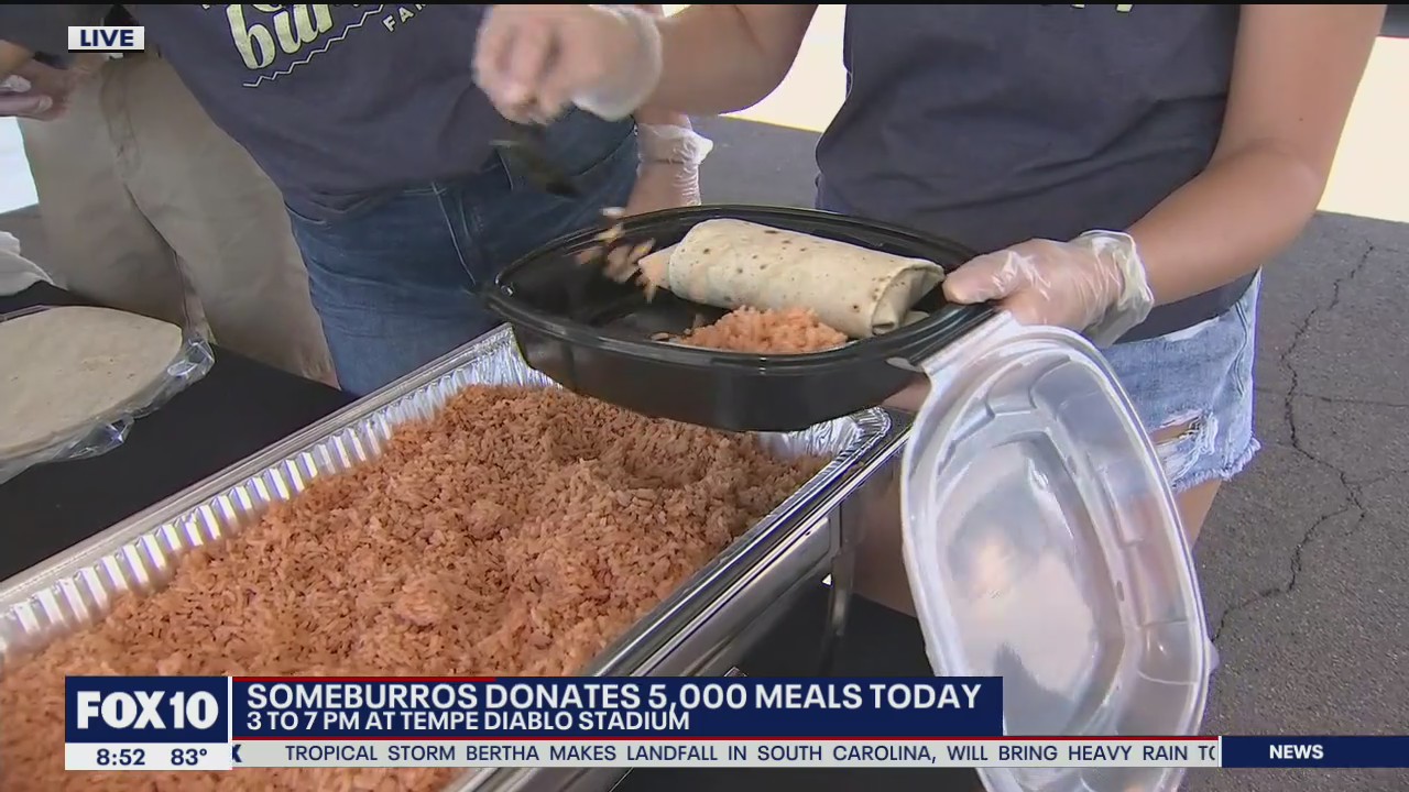 Someburros giving away 5,000 meals to Valley community