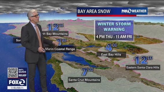 Frigid weather produces warnings, advisories for parts of Bay Area