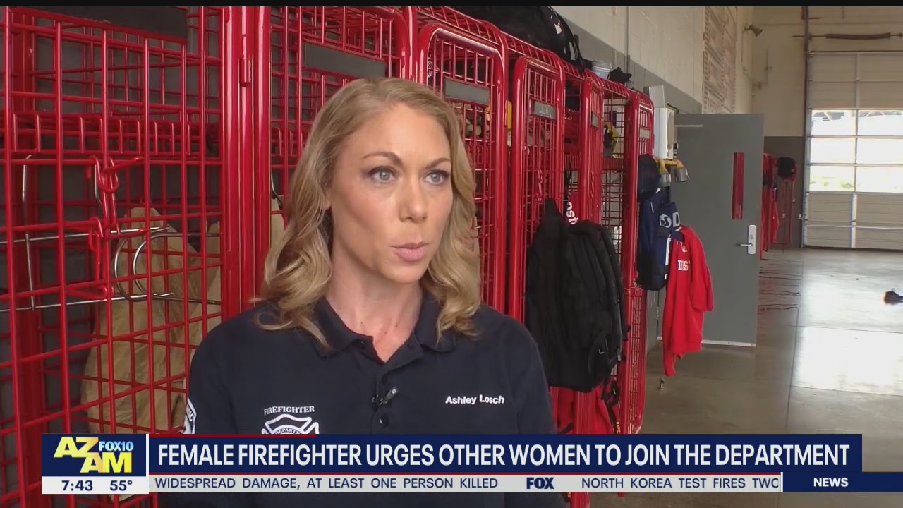 TyPad Sunday: Female firefighter urges other women to join the profession