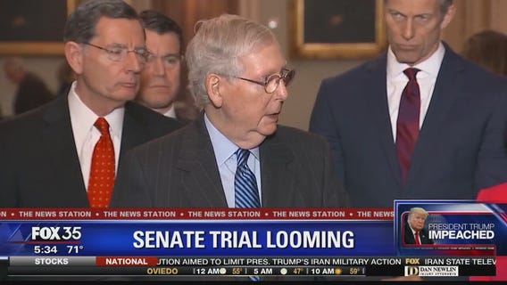 GOP will start impeachment trial and delay witnesses