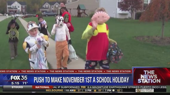 State senator proposes to make the day after Halloween a school holiday