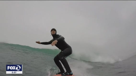 Big wave surfer faces her fears, combats gender inequality