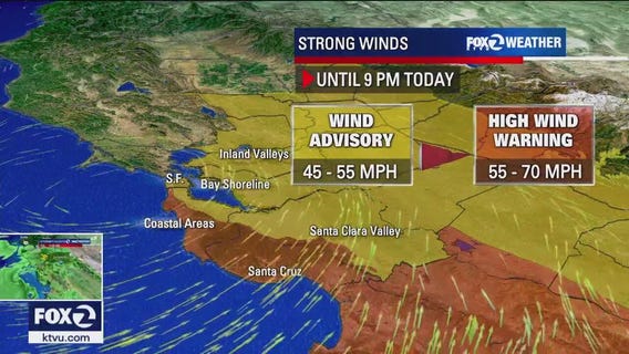 Volatile winds over the Bay Area