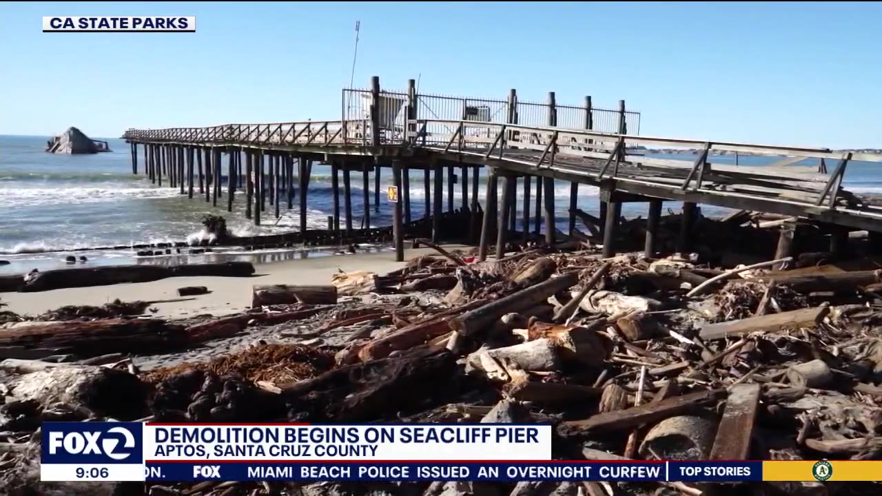 Historic pier in Santa Cruz County slated to be demolished