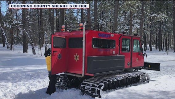 Crews rescue New York hiker stranded during Arizona snow storm
