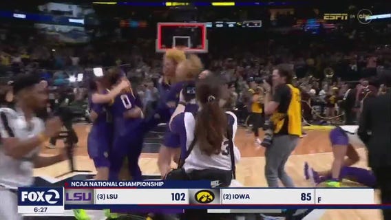 NCAA: LSU defeats Iowa, wins 1st championship