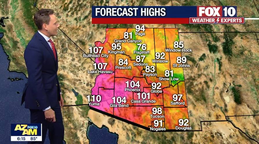 Morning Weather Forecast - 8/1/21