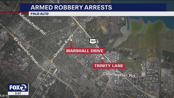 Police arrest suspects for alleged back-to-back armed robberies in Palo Alto neighborhood