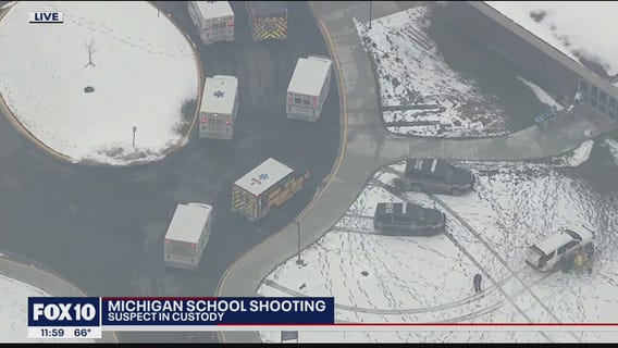 Michigan high school locked down due to shooting; suspect in custody, at least 4 hurt