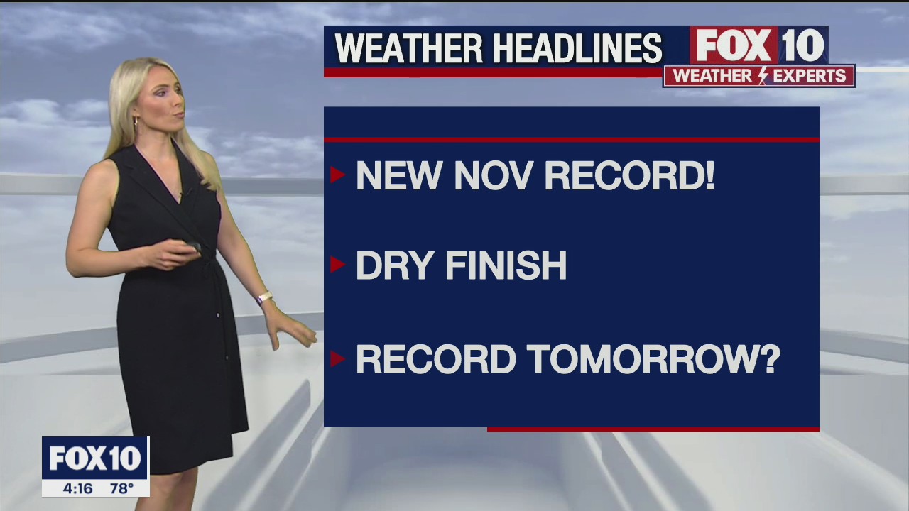 4 p.m. Weather Forecast - 11/30/21