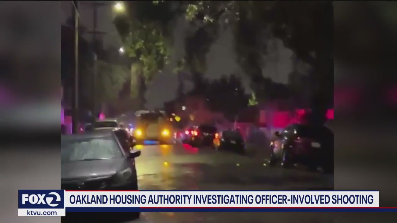 Oakland Housing Authority Police Department investigating an officer-involved shooting