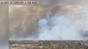 Wildkat fire burns near Benson