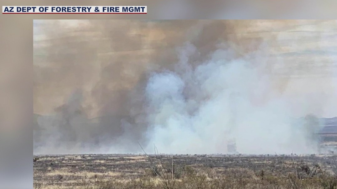 Wildkat fire burns near Benson