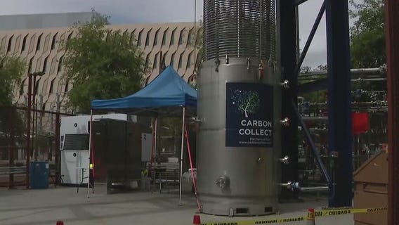 ASU works to help make a dent in climate change with a new "mechanical tree"