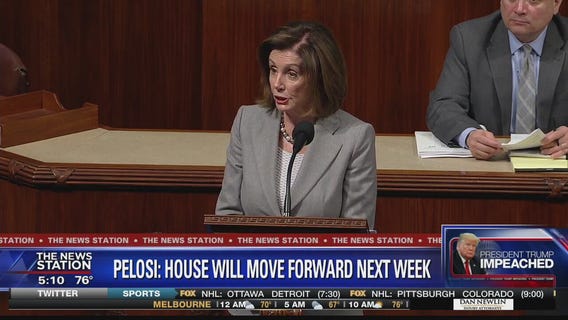 Pelosi announces she is ready to move impeachment articles to Senate