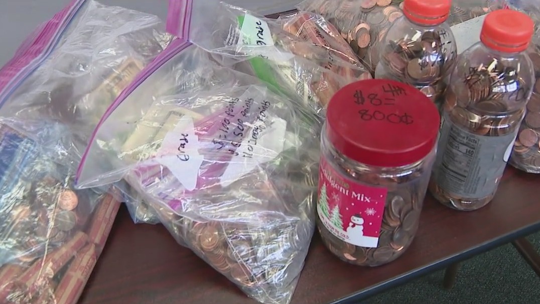 Phoenix student's 'penny challenge' raises money for Salvation Army