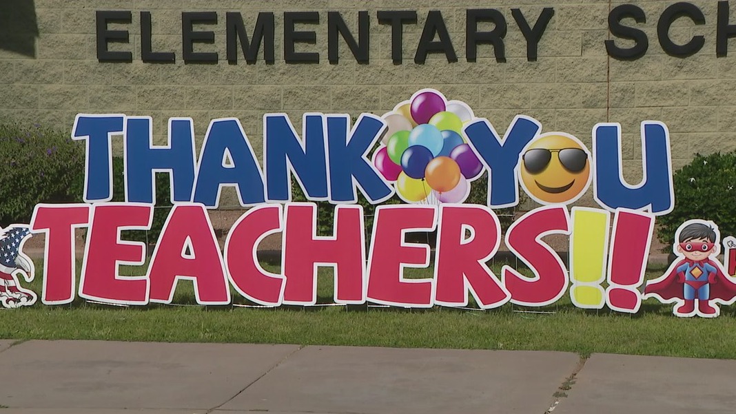 Queen Creek Elementary holds 'Survivor'-style game to celebrate Teacher Appreciation Week