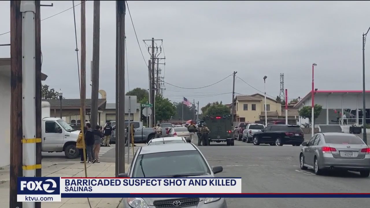 Barricaded suspect fatally shot after wounding Monterey County deputy