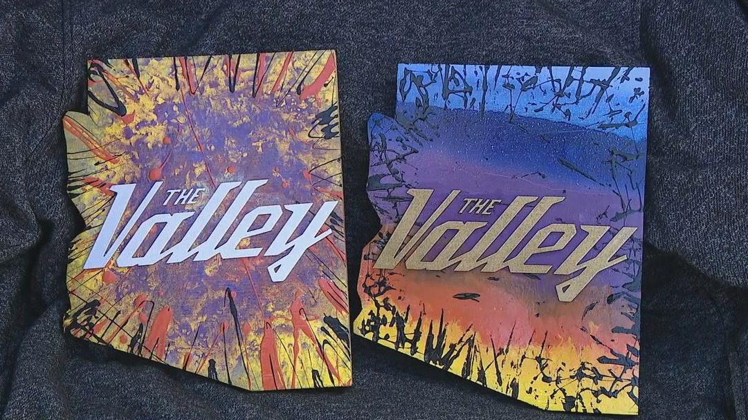 Phoenix area artist using art to show her Suns team spirit