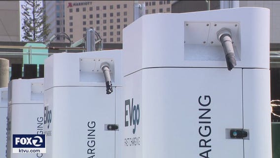 EV charging cables cut