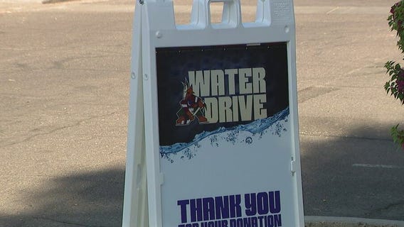 Coyotes, Tempe Fire teams up with nonprofit to gather thousands of water bottles to donate in summer months