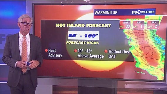 Warming trend, heat advisory Friday through Sunday