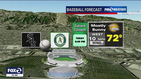 Mostly sunny for baseball game